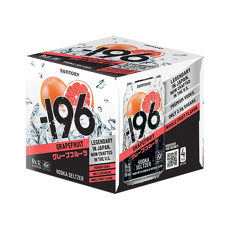 -196 Grapefruit Vodka Seltzer 4-Pack