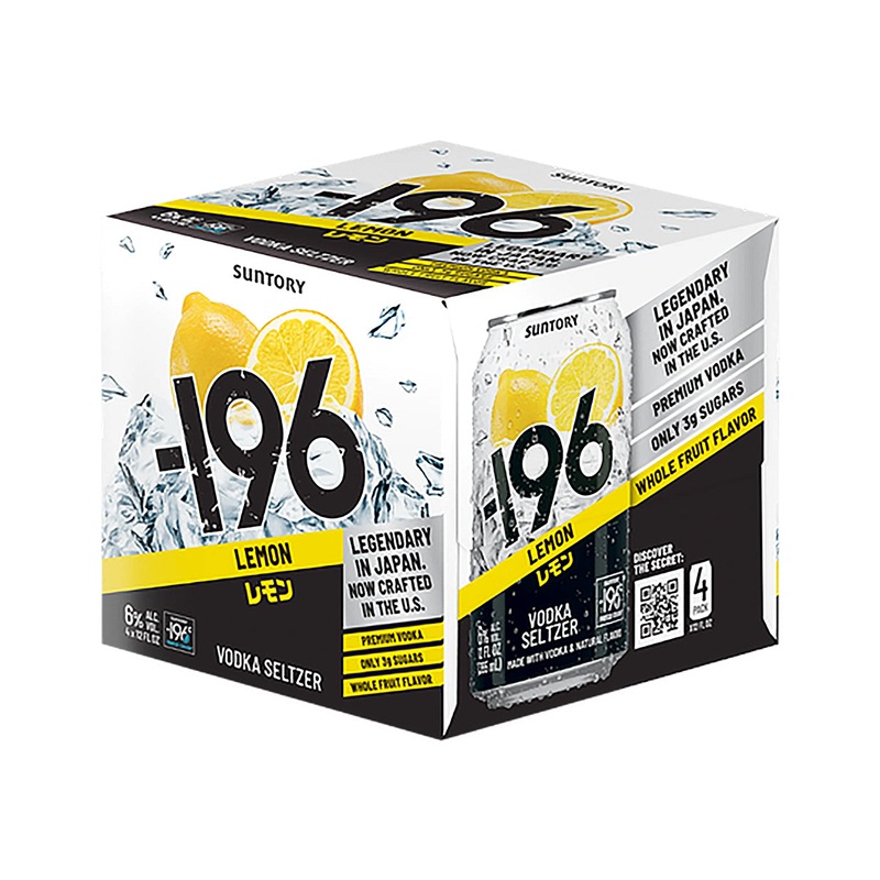 -196 Lemon Vodka Seltzer 4-Pack