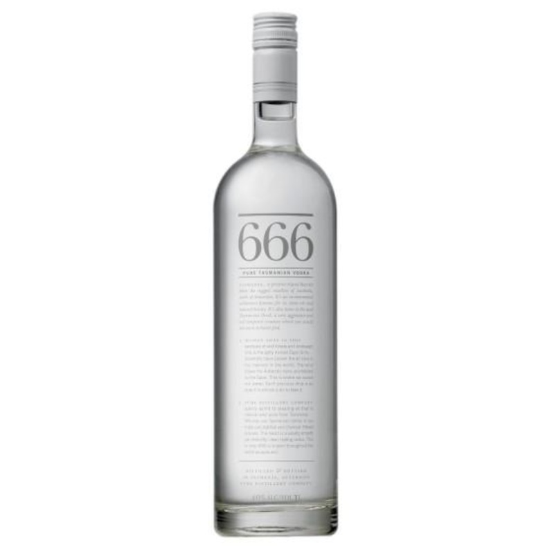 666 Tasmanian Vodka 750ml